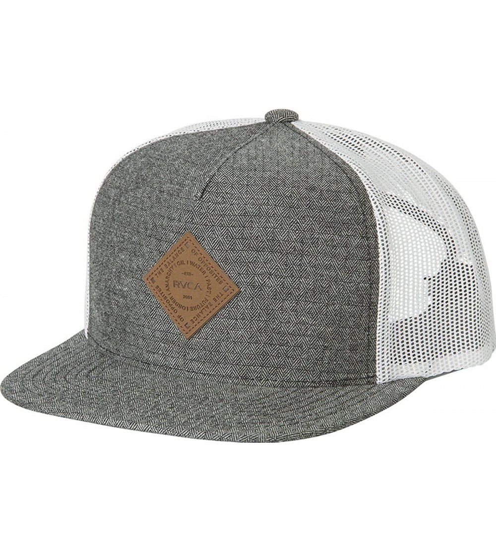 Baseball Caps Men's Finley Trucker Hat - Grey - CV12IKLRMEJ $30.71