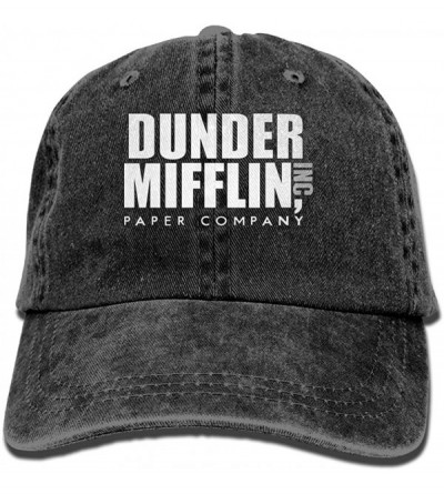 Cowboy Hats Top Quality Dunder Mifflin Classic Adjustable Sporting Hat For Running- Workouts and Outdoor Activities Ash - C71...