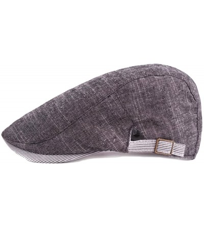 Newsboy Caps Men's Lightweight Flat Cap Ivy Gatsby Newsboy Hat Pack of 2 - A - CG183IS9R6S $15.88