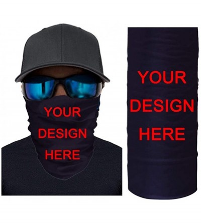 Balaclavas Custom Magic Scarf Outdoor Headwear Bandana- Seamless Face Cover Bandana with Your Text/Image for Men/Women - CV19...