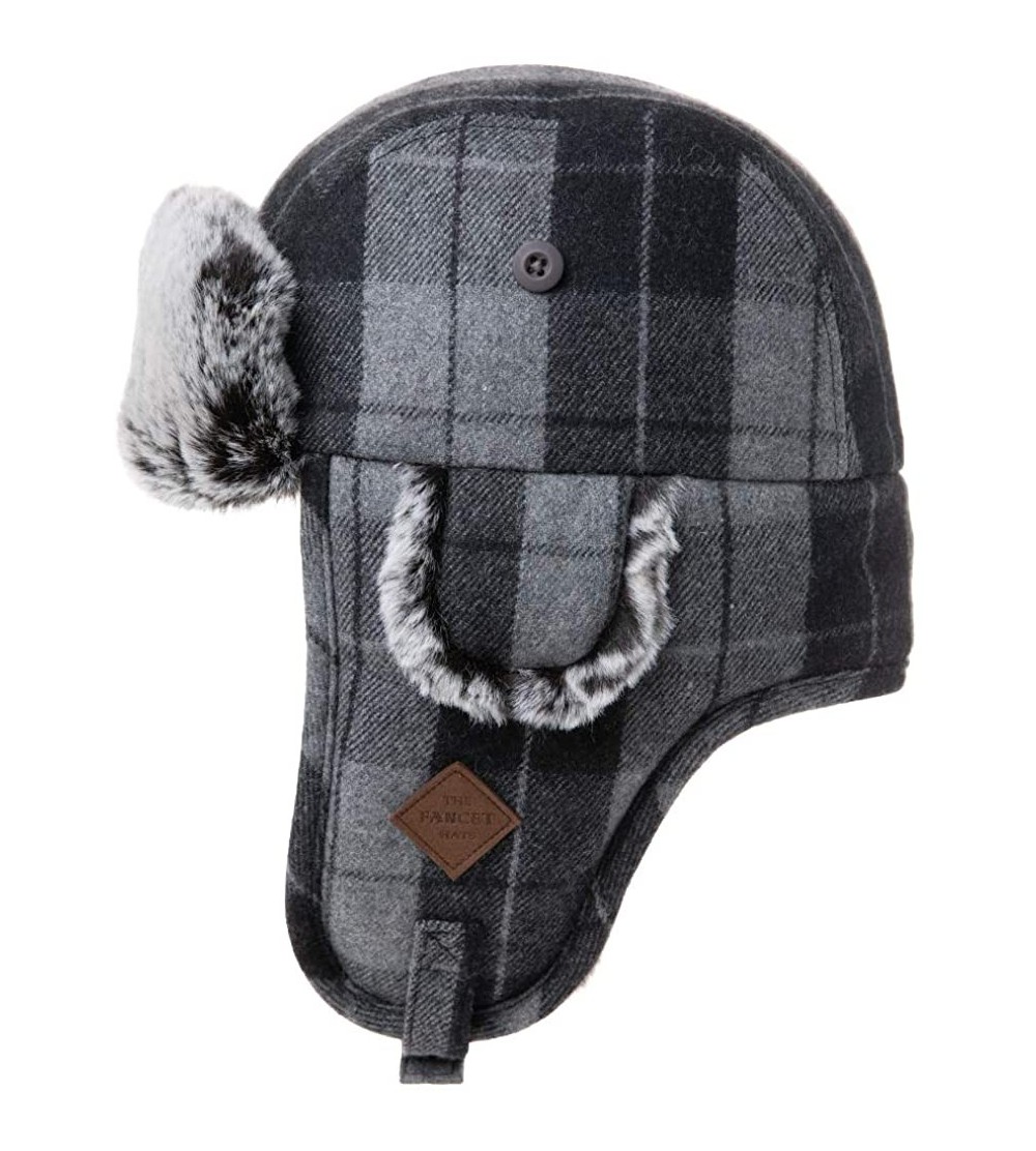 Bomber Hats Unisex Bomber Trapper Earflaps Russian Ushanka Winter Hat Hunting Cap 55-61cm - 89079-grey - CE18ZD3G244 $33.86