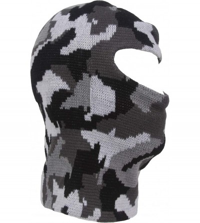 Skullies & Beanies Face Ski Mask 1 Hole - City Camouflage - C018RZD049M $9.28