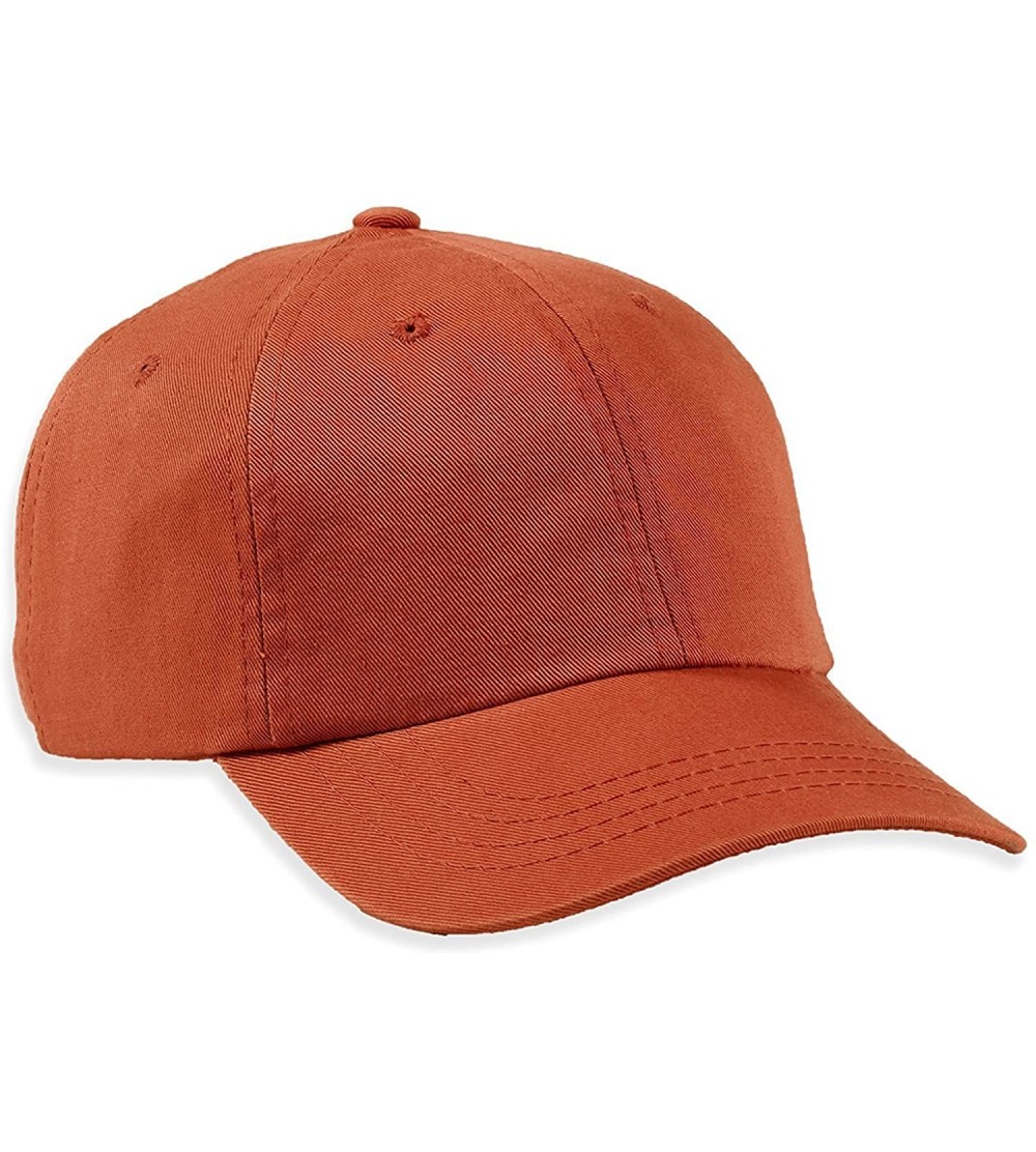 Baseball Caps Unstructured Baseball Cap-0670 - Brick - CV129XL90NB $22.84