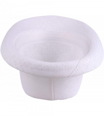 Fedoras Unisex Vintage Fedora Hat Classic Timeless Light Weight - 2120 - White - CT18HDC56QX $12.34