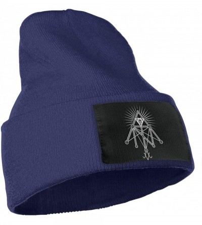 Skullies & Beanies Illuminati Occult Geometric Satanic Winter - CC18O2LKHHK $15.47