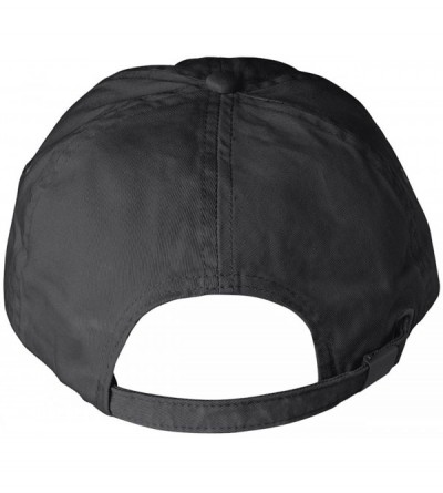 Baseball Caps Solid Low-Profile Twill Cap (156) - Black - CK1128RL1GH $7.25