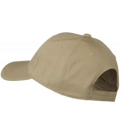 Baseball Caps Superior Cotton Twill Low Profile Strap Cap - Khaki - CR11918DZ4H $11.40