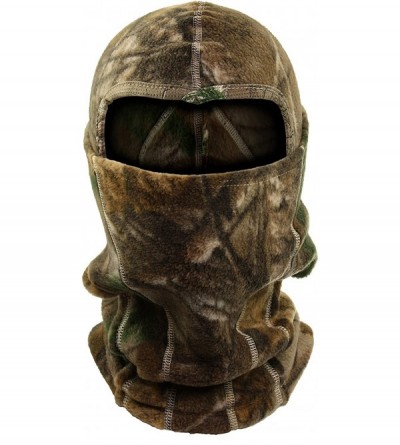 Balaclavas Realtree Ladies Camo Balaclava with Ponytail Hole - Realtree Xtra/Cream - CL18CU2S8RD $14.15