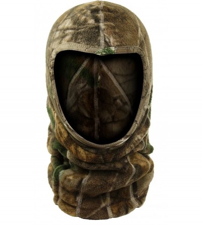 Balaclavas Realtree Ladies Camo Balaclava with Ponytail Hole - Realtree Xtra/Cream - CL18CU2S8RD $14.15