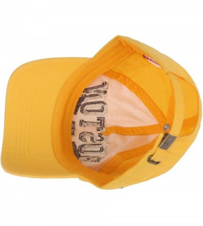 Baseball Caps Boston Pattern Logo Fashion Sports Design Ball Cap Baseball Hat Truckers - Yellow - CL12HPKRQMT $14.68