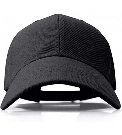 Baseball Caps Classic Polo Style Baseball Cap All Cotton Made Adjustable Fits Men Women Low Profile Black Hat Unconstructed D...