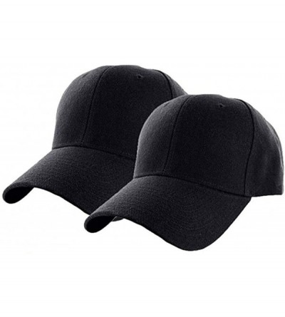 Baseball Caps Classic Polo Style Baseball Cap All Cotton Made Adjustable Fits Men Women Low Profile Black Hat Unconstructed D...