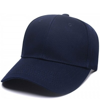 Baseball Caps Custom Embroidered Baseball Hat Personalized Adjustable Cowboy Cap Add Your Text - Dark Blue - CV18HTOYS9G $36.38