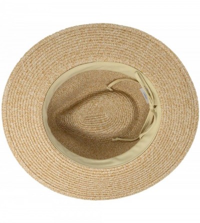 Sun Hats Women's Caroline Fedora - UPF 50+- Lightweight- Adjustable- Packable- Designed in Australia - Beige - CG1924ZS7XO $3...