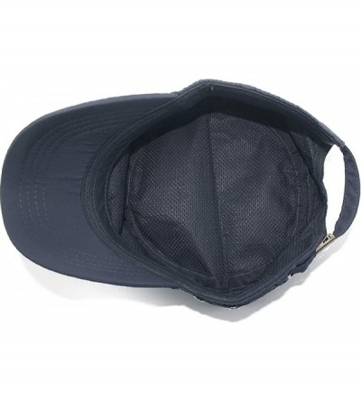 Skullies & Beanies Mens Womens Quick Dry Cadet Cap Waterproof Army Military Hat Flat Top Caps Mesh Inner - B-grey - CP18X4UC5...