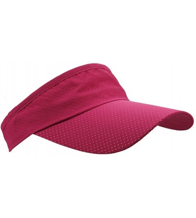 Visors Mens Summer Quick-Dry Run Long Brim Empty Top Baseball Tennis Sun Hat Cap Visor - Rose - C118G38D6X8 $12.17