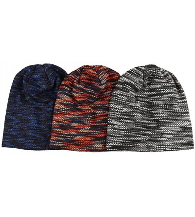 Skullies & Beanies Unisex Winter Warm Hat with Velvet Chunky Cable Knit Beanie Outdoor Cap - Grey - CN187E3SR05 $11.18