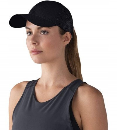 Baseball Caps Ponytail Baseball Cap for Women- Baseball Cap High Ponytail Hat for Women- Adjustable - CE18RMN4D8K $11.51