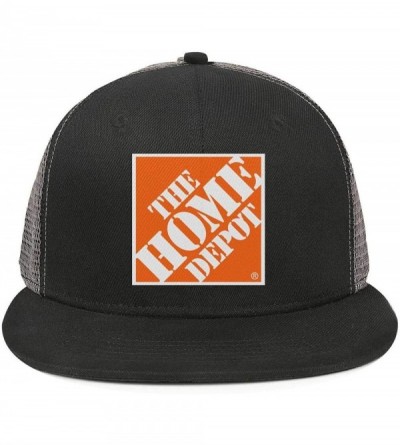 Baseball Caps Mens Womens Adjustable The-Home-Depot-Orange-Symbol-Logo-Custom Running Cap Hat - É»‘ç°è‰²-4 - CB18QH3S7E9 $17.93