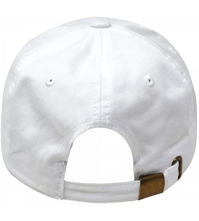 Baseball Caps Its Lit lamp Dad Hat Cotton Baseball Cap Polo Style Low Profile - White - CX185S7LIKD $11.86