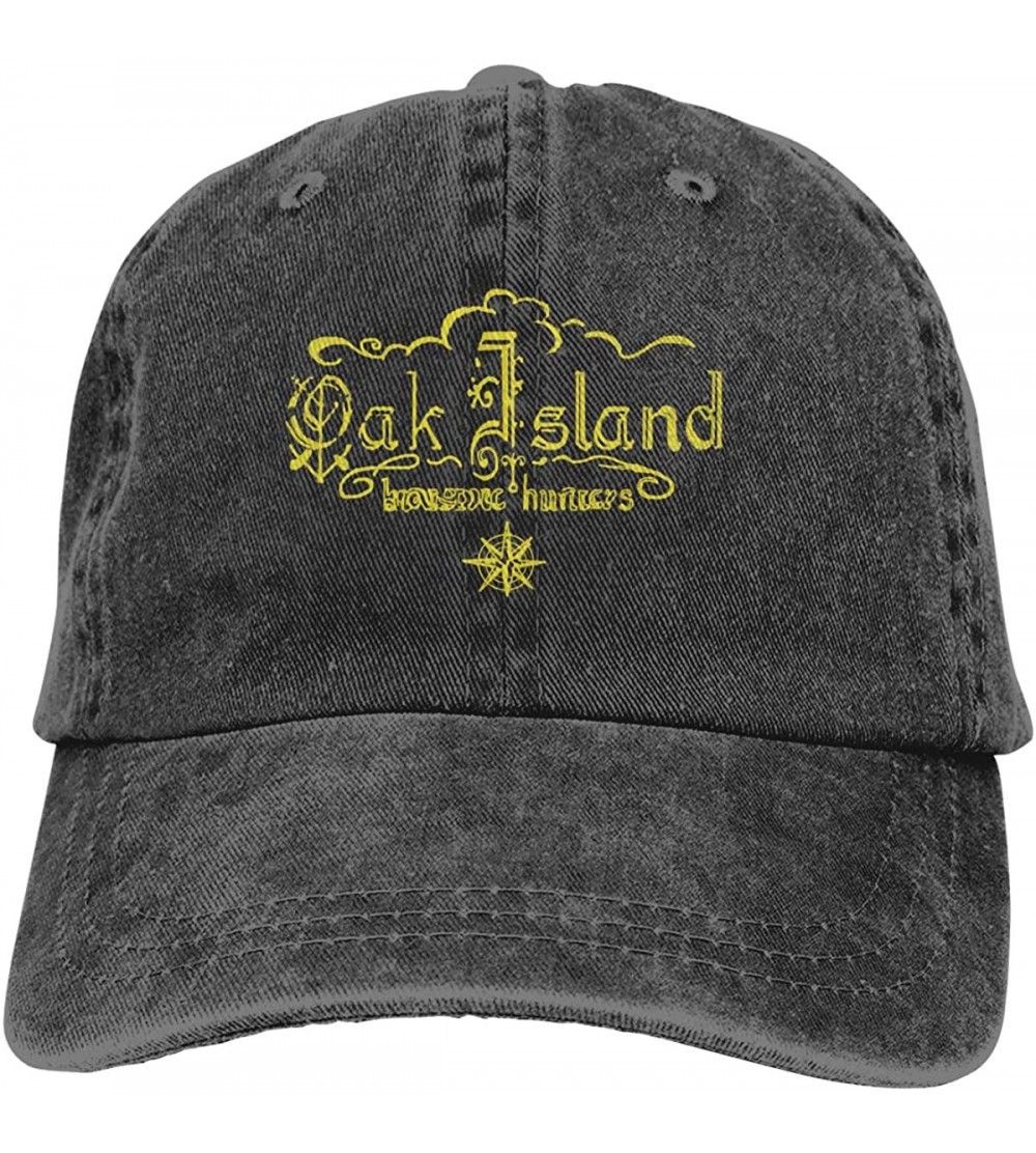 Baseball Caps Denim Cap Oak Island Treasure Hunters Rock Baseball Dad Cap Classic Adjustable Sports for Men Women Hat - CE18Y...