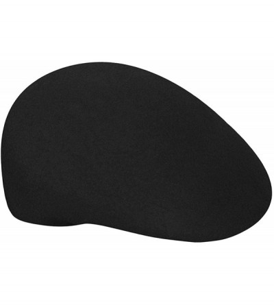 Newsboy Caps Men Cuffley Cap - Black - CQ127F3OG8X $36.70