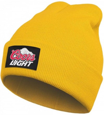 Skullies & Beanies Unisex Winter Outdoor Sport Ski Knit Caps Coors-Light-Beer-Logo- Beanie Hat for Men's & Women - Coors Ligh...