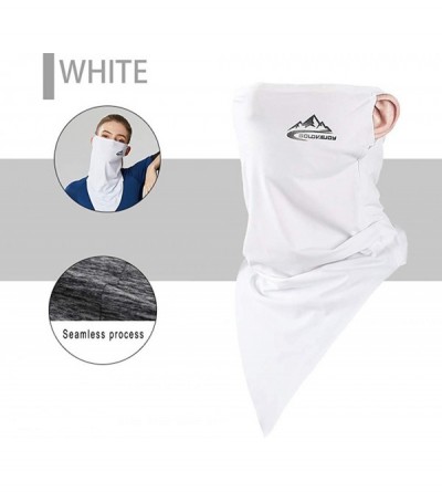 Balaclavas Unisex Sun UV Protection Fashion Face Mask Bandanas Seamless Neck Gaiter Headwrap Balaclava - White - CI197W59ZLO ...