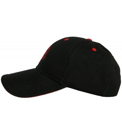 Baseball Caps 100% Cotton Baseball Cap Zodiac Embroidery One Size Fits All for Men and Women - Cancer/Red - C818RRNE7SH $18.93