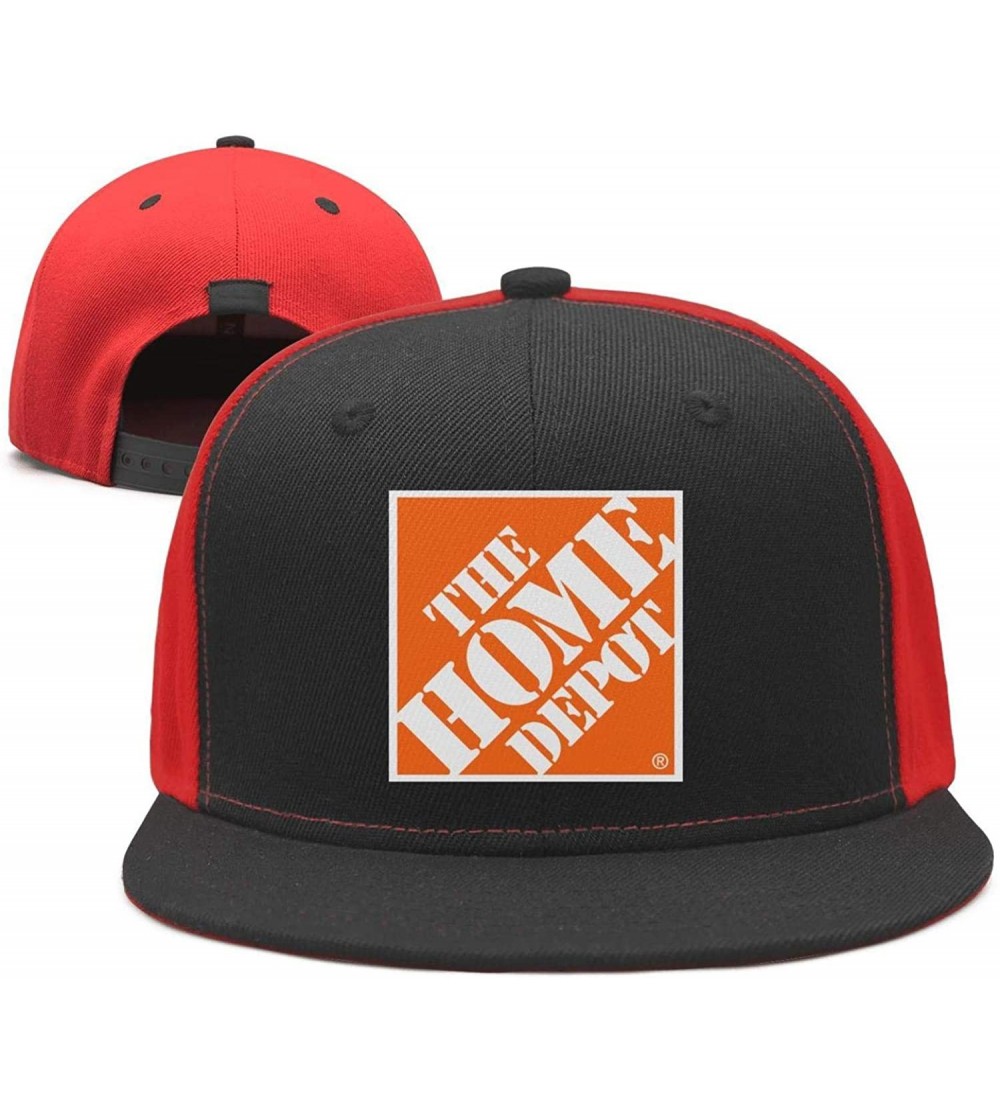 Baseball Caps Mens Womens Adjustable The-Home-Depot-Orange-Symbol-Logo-Custom Running Cap Hat - Black-44 - CM18QH3T89G $14.47