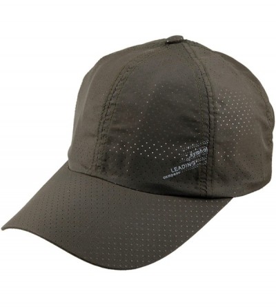 Baseball Caps Sport Sun Hat- Adjustable Baseball Cap Dry Quick Weightlight Mesh Hats - 017-army Green - CK12L0USH37 $11.28