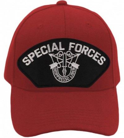 Baseball Caps US Special Forces Hat/Ballcap Adjustable One Size Fits Most - Red - CY18IRZHR5T $45.19
