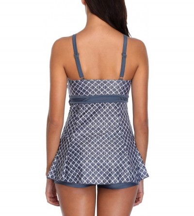 Headbands Women's Slimming Tummy Control Swimdress Swimwear Long Torso Tankini Swimsuit Retro Skirt Swimming Suit for Women -...
