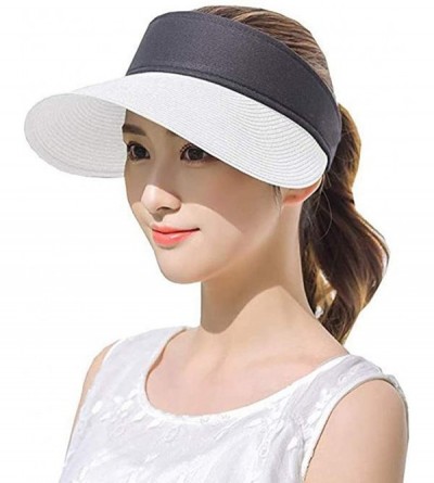 Headbands Sun Sports Visor Men Women-Cotton Cap Hat-Baseball Cap - Wh1 - CD196MZQM8L $11.37