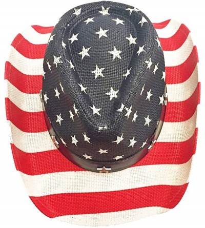 Cowboy Hats American Flag Cowboy Hat - CL11ZH5IQTR $54.20