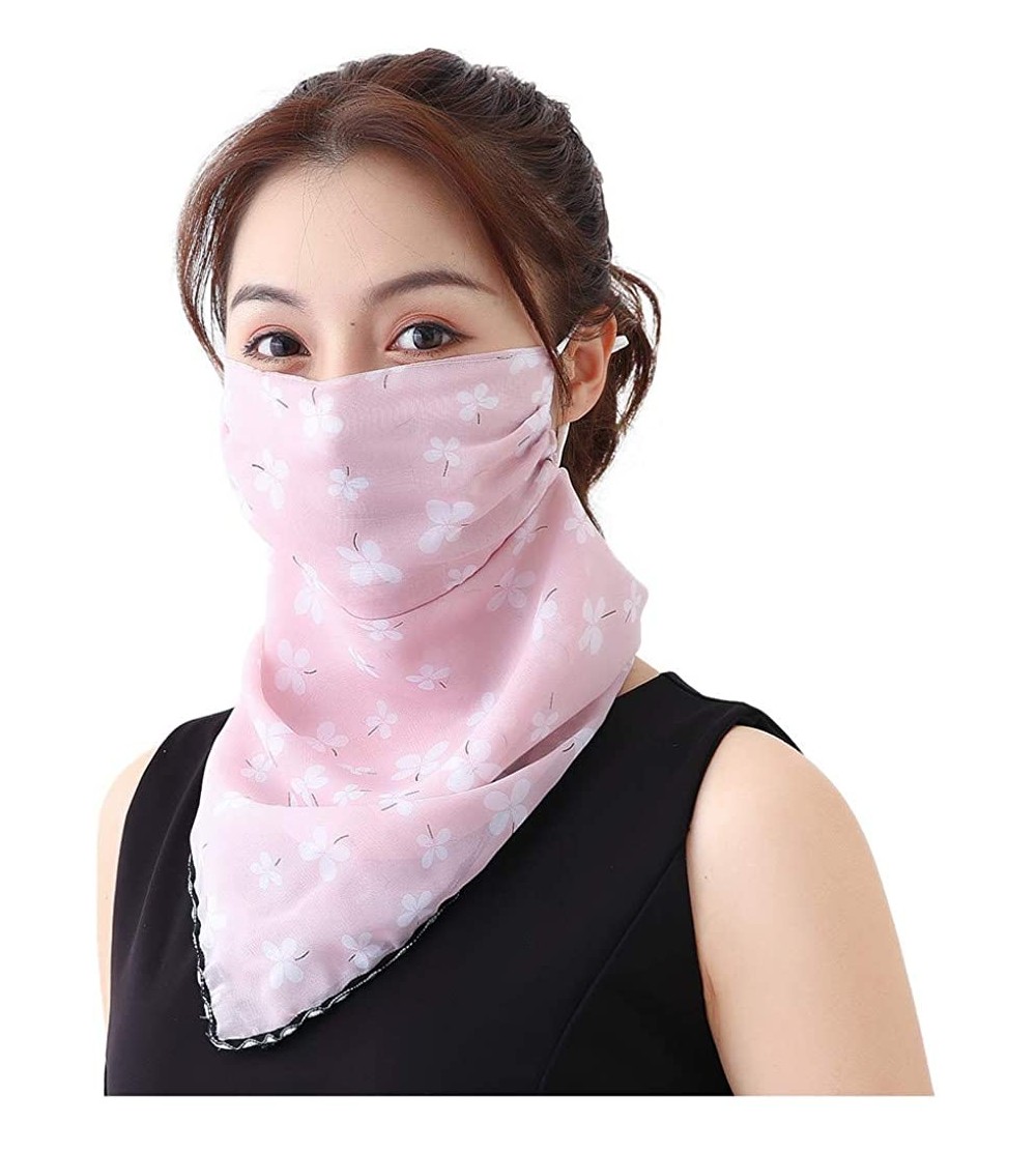 Balaclavas Protection Seamless Bandanas Outdoors Festivals - Pink2 - CU197E26TAI $7.85