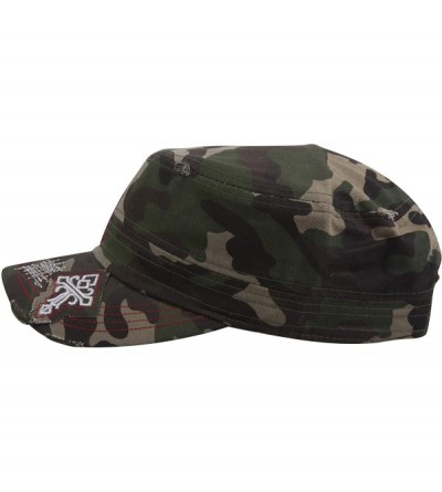 Baseball Caps Womens Print Adjustable Cadet Cap - Camo - Studded Cross - CN196LQKI93 $8.35