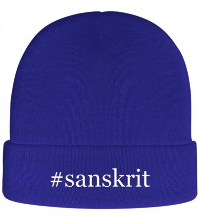 Skullies & Beanies Sanskrit - Hashtag Soft Adult Beanie Cap - Blue - C218AX3OCA6 $35.90