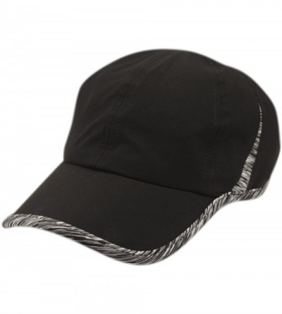 Baseball Caps Ponytail Messy Buns Yoga Ponycaps Plain Baseball Visor Cap Dad Hat - Cp2788black - CV18ELKOKMM $16.29