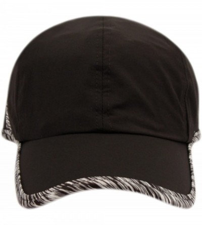 Baseball Caps Ponytail Messy Buns Yoga Ponycaps Plain Baseball Visor Cap Dad Hat - Cp2788black - CV18ELKOKMM $16.29