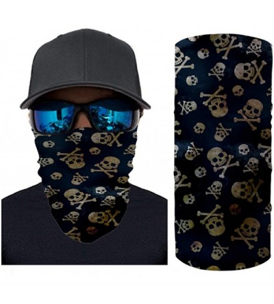 Balaclavas Seamless Bandana for Men Women Outdoors Neck Gaiter Scarf Dust Wind Balaclava Headwear - Bone - CW197TXCTE3 $13.49