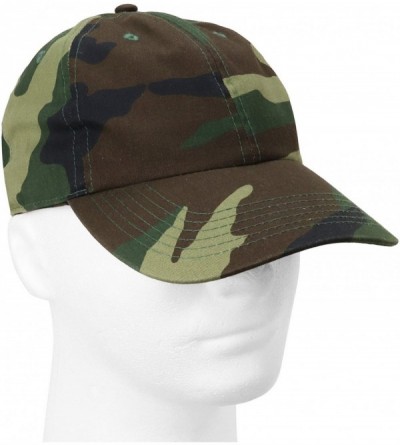 Baseball Caps Classic Baseball Cap Dad Hat 100% Cotton Soft Adjustable Size - Woodland - C711AT3OMWB $7.48