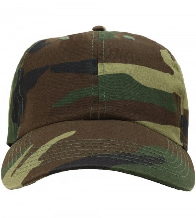 Baseball Caps Classic Baseball Cap Dad Hat 100% Cotton Soft Adjustable Size - Woodland - C711AT3OMWB $7.48