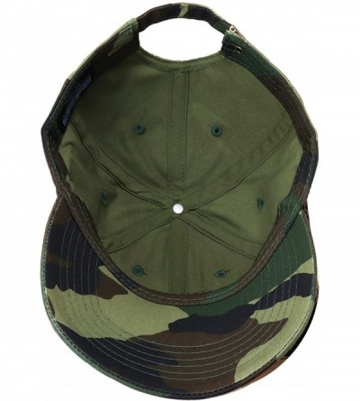 Baseball Caps Classic Baseball Cap Dad Hat 100% Cotton Soft Adjustable Size - Woodland - C711AT3OMWB $7.48