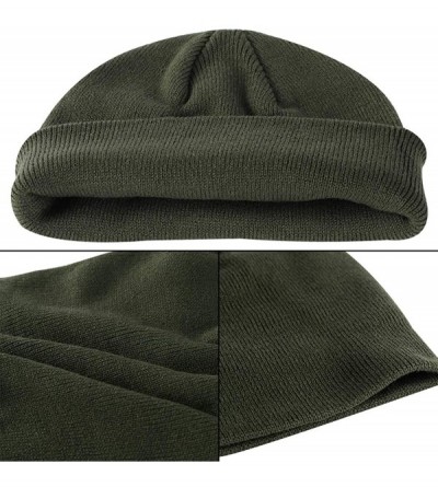 Skullies & Beanies Beanie Cap- Soft Stretch Acrylic Knit Winter Hats Warm Gifts for Men/Women/Kids - 1 Pack Midnight Navy - C...