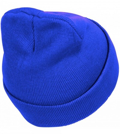 Skullies & Beanies Solid Color Long Beanie - Royal Blue - C6112V07CYL $11.31