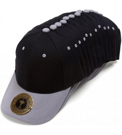 Baseball Caps 12-Pack Adjustable Baseball Hat - CF127DPSJUT $67.47
