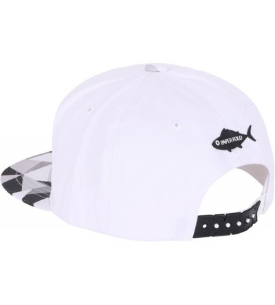 Baseball Caps Animal Paper Folding Rubber Logo Flat Bill Snapback Hat Baseball Cap - Penguin White - C0128RPT8U9 $33.50