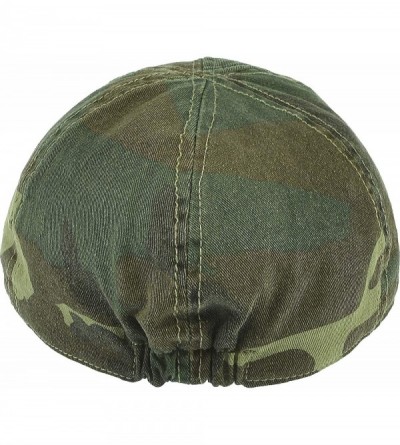 Newsboy Caps Newsboy Hat Denim Gatsby Cap Ivy Flat Driving Cotton Cabbie - Washed Camo - CC193WYXKZ7 $13.41