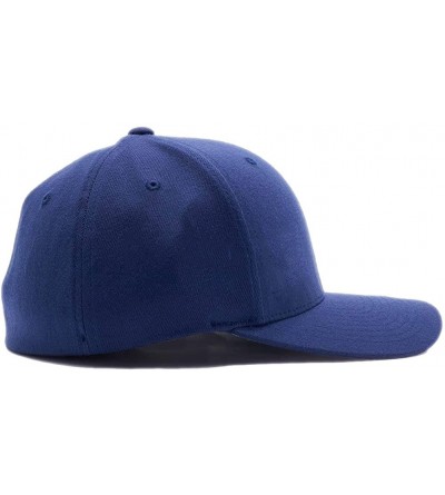 Baseball Caps Flag Embroidered Wooly Combed Flexfit - Navy-2 - C0180RHIWRW $24.08